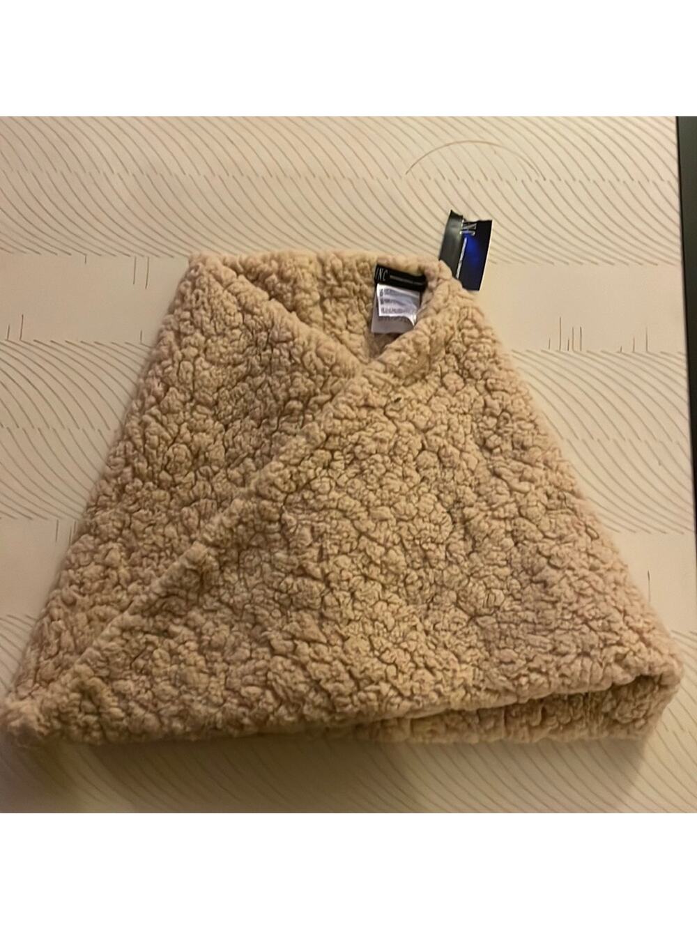 New INC Int. Faux Fur Loop Scarf – Cozy Luxe Statement